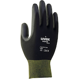 Artikelbild 1 für uvex unisex Arbeitshandschuhe Unipur 6639 schwarz Größe 9, 1 Paar, Artikelnummer 539458