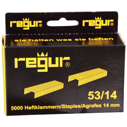 Artikelbild für regur® Tackerklammern 53/14 14 mm, 5.000 St., Artikelnummer 192887