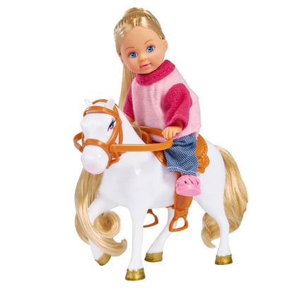 Artikelbild 6 für Simba Jeep Pferdeanhänger mit Pony Evi LOVE Puppe, Artikelnummer 957904