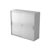 Artikelbild 1 für HAMMERBACHER Schiebetürenschrank 1753S, V1753S/5/5/BM lichtgrau 2 Fachböden 120,0 x 40,0 x 110,0 cm, Artikelnummer 375919