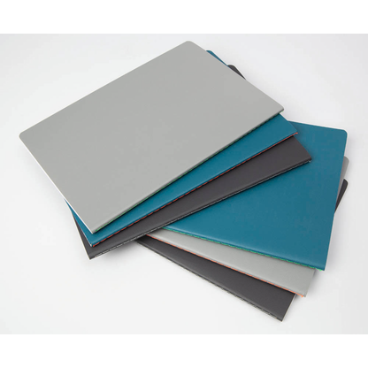 Artikelbild 9 für SIGEL Notizhefte Linescape DIN A5 kariert, mittelblau, neon-grün Softcover 68 Seiten, 2 St., Artikelnummer 630818