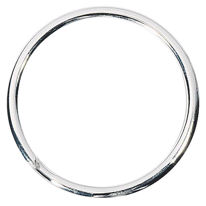 Artikelbild für WEDO Schlüsselring silber, 100 St., Artikelnummer 404036