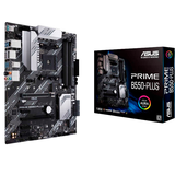 Artikelbild 1 für ASUS PRIME B550-PLUS Mainboard, AM4, Micro-ATX, B550, 128 GB, Artikelnummer 686008
