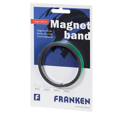 Artikelbild 4 für FRANKEN Magnetband grün 1,0 cm x 1,0 m, 1 St., Artikelnummer 351294