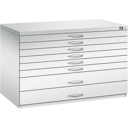 Artikelbild 3 für CP 7100 Planschrank lichtgrau 8 Schubladen 110,0 x 76,5 x 76,0 cm, 1 St., Artikelnummer 682031