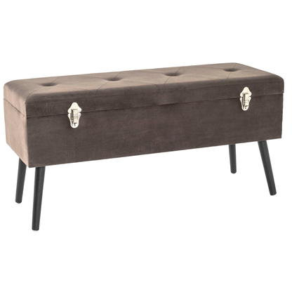 Artikelbild 2 für HAKU Möbel Sitztruhe 19152 taupe Stoff 106,0 cm, Artikelnummer 551764