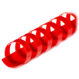 Artikelbild 1 für LMG Kunststoffbinderücken rot für 85 Blatt, 100 St., Artikelnummer 546952
