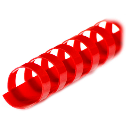 Artikelbild für LMG Kunststoffbinderücken rot für 85 Blatt, 100 St., Artikelnummer 546952