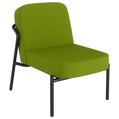 Artikelbild für medso powered by PAPERFLOW Sessel MEDSO S Rund grün schwarz Kunststoff 58,0 x 74,3 x 73,6 cm, 1 St., Artikelnummer 522054