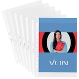 Artikelbild 1 für VON LEITZ Prospekthüllen DIN A4 transparent genarbt 0,065 mm, 100 St., Artikelnummer 635419