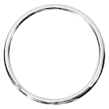 Artikelbild 1 für WEDO Schlüsselring silber, 100 St., Artikelnummer 404048