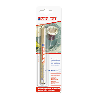 Artikelbild 2 für edding 780 Lackmarker gold 0,8 mm, 1 St., Artikelnummer 120956