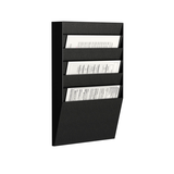 Artikelbild 1 für PAPERFLOW Wandprospekthalter schwarz DIN A4 6 Fächern 31,1 x 7,9 x 50,2 cm, 1 St., Artikelnummer 290275