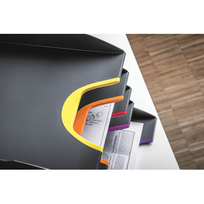 Artikelbild 3 für DURABLE Briefablagen VARICOLOR® dunkelgrau DIN A4, 5 St., Artikelnummer 163063