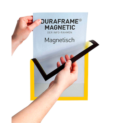 Artikelbild 2 für DURABLE Magnetrahmen DURAFRAME® MAGNETIC A4 gelb A4, 5 St., Artikelnummer 967632