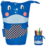 Artikelbild 1 für herlitz Stiftehalter Whale blau Kunststoff 14,0 x 7,5 x 18,5 cm, Artikelnummer 556057