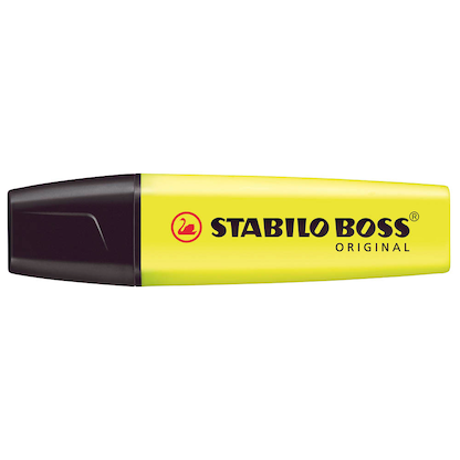 Artikelbild 2 für STABILO BOSS ORIGINAL Textmarker gelb, 1 St., Artikelnummer 316299