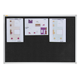 Artikelbild 1 für FRANKEN Pinnwand X-tra!Line 180,0 x 120,0 cm Textil schwarz, Artikelnummer 532879