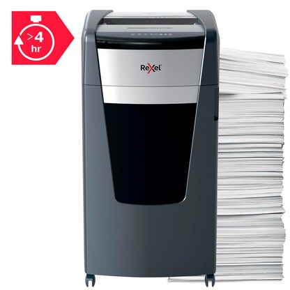 Artikelbild 9 für Rexel XP426+ Aktenvernichter mit Partikelschnitt P-4, 4 x 30 mm, bis 26 Blatt, grau, Artikelnummer 255867