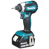 Artikelbild 1 für makita DTD153RTJ Akku-Schlagschrauber-Set 18,0 V, mit 2 Akkus, Artikelnummer 306161