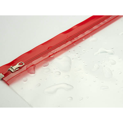 Artikelbild 3 für RAPESCO® Reißverschlussbeutel Zippi Bags 25,0 x 19,5 cm transparent/blau, orange, grün, rot, gelb, 5 St., Artikelnummer 715858