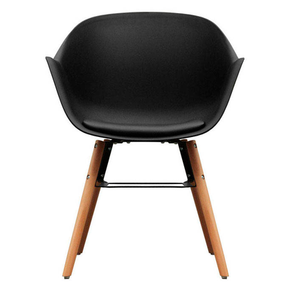 Artikelbild 2 für meet powered by PAPERFLOW Schalenstühle Wiseman CHWISEX2.23.01 schwarz Kunststoff, 2 St., Artikelnummer 516738