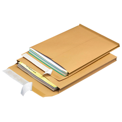 Artikelbild 2 für MAILmedia Faltentaschen DIN C4 ohne Fenster braun mit 2,0 cm Falte, 100 St., Artikelnummer 251595