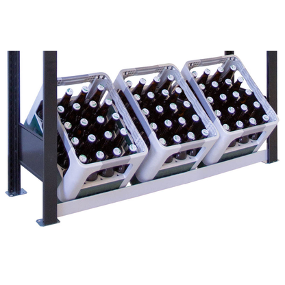 Artikelbild 4 für SCHULTE Getränkekistenregal 37006-S schwarz, silber 100,0 x 30,0 x 180,0 cm, Artikelnummer 855837