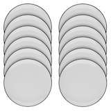 Artikelbild 1 für ID Fine Teller Modest Black Lona grau Ø 17,0 cm, 12 St., Artikelnummer 633739