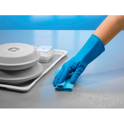 Artikelbild 5 für franz mensch unisex Gummihandschuhe Bettina blau Größe 10, 1 Paar, Artikelnummer 200501