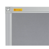 Artikelbild 1 für FRANKEN Pinnwand X-tra!Line 90,0 x 60,0 cm Textil grau, Artikelnummer 532812