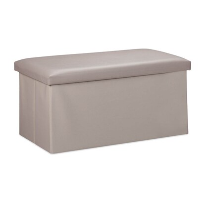 Artikelbild 2 für relaxdays Sitztruhe 10031586_111 grau Holz 76,5 cm, Artikelnummer 521144