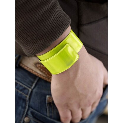 Artikelbild 2 für Reflektor-Armband Snap gelb 34,0 cm, 1 St., Artikelnummer 960231