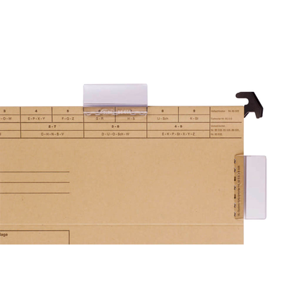 Artikelbild für ELBA Vollsichtreiter 86558 transparent, 50 St., Artikelnummer 131862