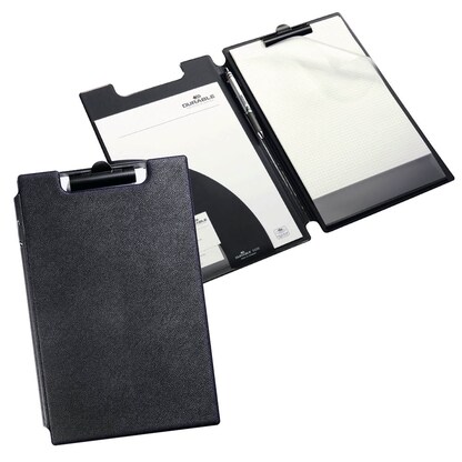 Artikelbild für DURABLE Klemmbrettmappe Spezial-Blockmappe DIN A4+ 233201 DIN A4 schwarz Karton, 1 St., Artikelnummer 353375