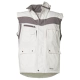 Artikelbild 1 für PLANAM® unisex Winterweste PLALINE weiß, zink Größe XS, Artikelnummer 736773