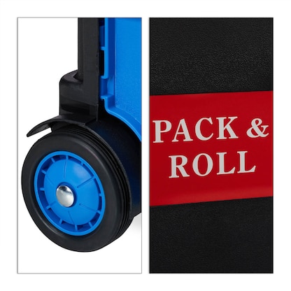 Artikelbild 9 für relaxdays Einkaufstrolley Kunststoff schwarz 46,0 x 37,0 x 39,0 cm, Artikelnummer 361974