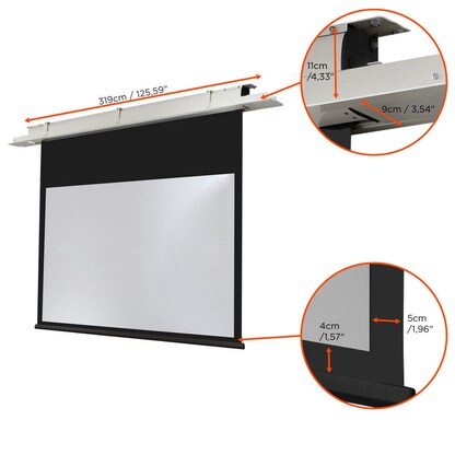 Artikelbild 7 für celexon Deckeneinbau-Leinwand Motor Expert 16:10, 300 x 187 cm Projektionsfläche, Artikelnummer 695401