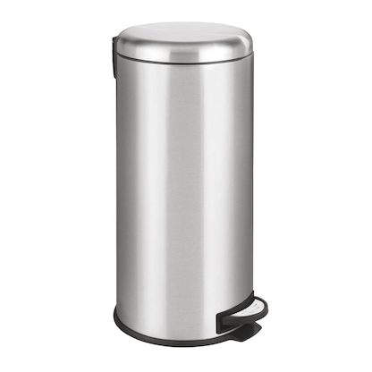Artikelbild 3 für WENKO Leman Mülleimer 30,0 l silber, 1 St., Artikelnummer 804843