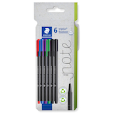 Artikelbild 1 für STAEDTLER triplus® Fineliner farbsortiert 0,3 mm, 6 St., Artikelnummer 619781