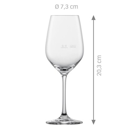 Artikelbild 2 für Schott Zwiesel Weißweingläser VIÑA 100,0 ml, 6 St., Artikelnummer 548109