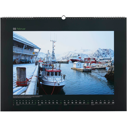 Artikelbild 4 für KUNTH Monats-Wandkalender Hurtigruten 2026, 1 St., Artikelnummer 575938