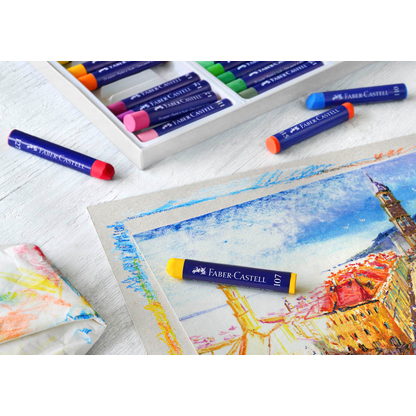 Artikelbild 3 für FABER-CASTELL Pastell Ölkreide farbsortiert 12 St., Artikelnummer 491718