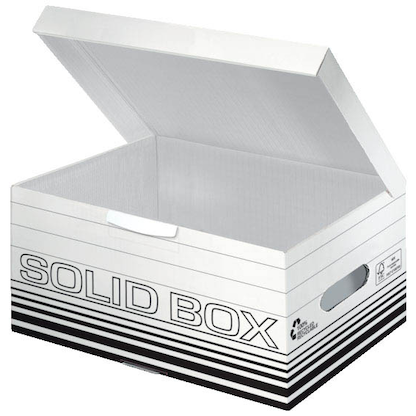 Artikelbild 2 für LEITZ Archivcontainer Solid weiß 37,0 x 26,5 x 19,5 cm, 10 St., Artikelnummer 667927