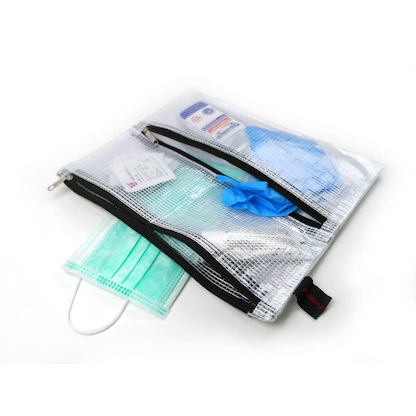 Artikelbild 2 für FolderSys Reißverschlussbeutel DIN A5 transparent/schwarz 0,15 mm, 1 St., Artikelnummer 357343