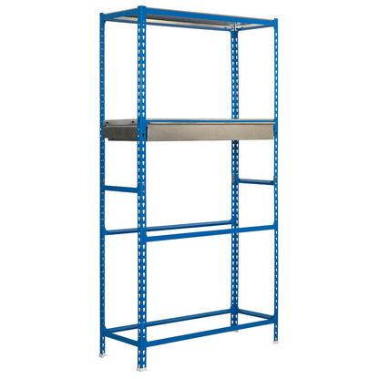 Artikelbild 3 für Simonrack Reifenregal SIMONGARAGE BOX PLUS 4/400 447109232201044 blau, verzinkt 100,0 x 40,0 x 200,0 cm, Artikelnummer 742912