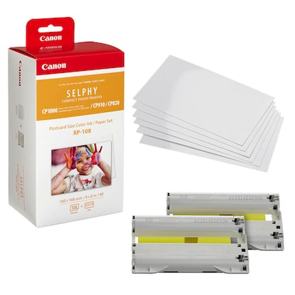 Artikelbild für Canon Fotopapier-Set RP-108 10,0 x 14,8 cm glänzend 1 Set, Artikelnummer 391817
