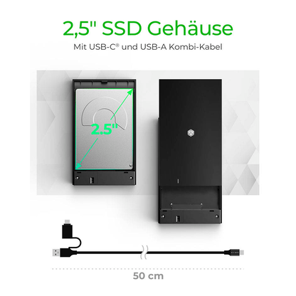 Artikelbild 5 für RaidSonic ICY BOX® IB-200T-C3 Festplattengehäuse, Artikelnummer 201198