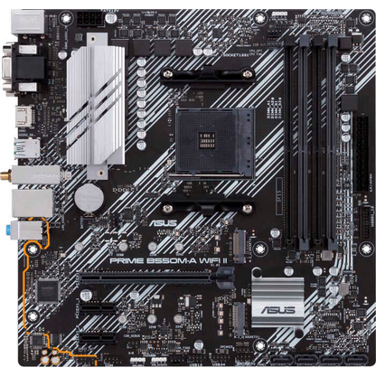 Artikelbild 3 für ASUS Prime B550M-A WiFi II Mainboard, AM4, Micro-ATX, B550, 128 GB, Artikelnummer 685436
