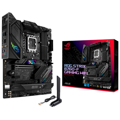 Artikelbild für ASUS ROG Strix B760-F Gaming WIFI Mainboard, LGA 1700, ATX, B760, 192 GB, Artikelnummer 685624
